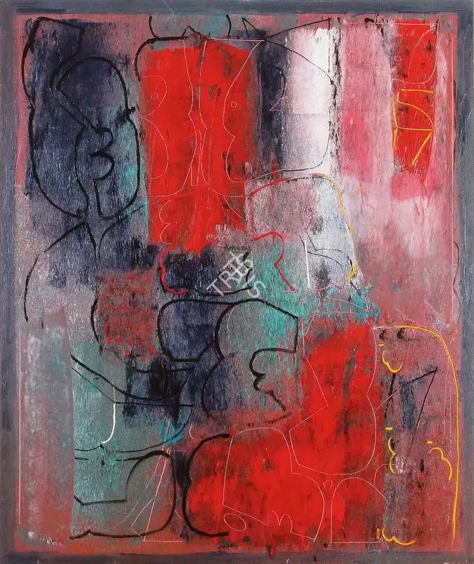 Hemraj (Artist). THOU - 100, 2005 | Painting