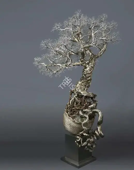 Singh, Dhananjay (Artist). Untitled. Copper, bronze and stainless steel wire, 2012 | Sculpture | FineArts | 00642929