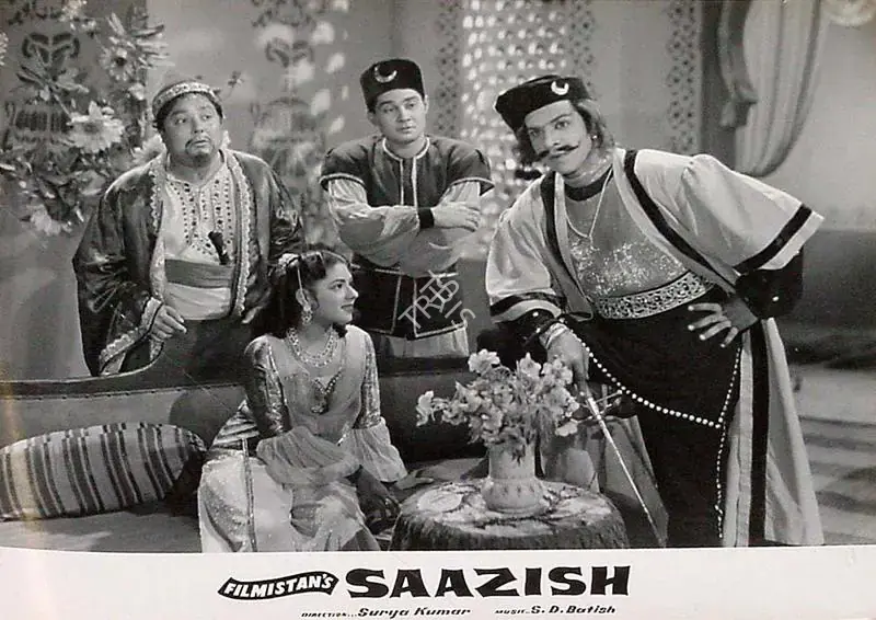 Kumar, Surya (Director), Saazish, 1959 | Lobby Card | CinemaEducation | 00826310