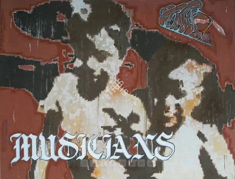 Kallat, Jitish (Artist). Musicians. Acrylic on canvas, 2003 | Painting  | 00880330