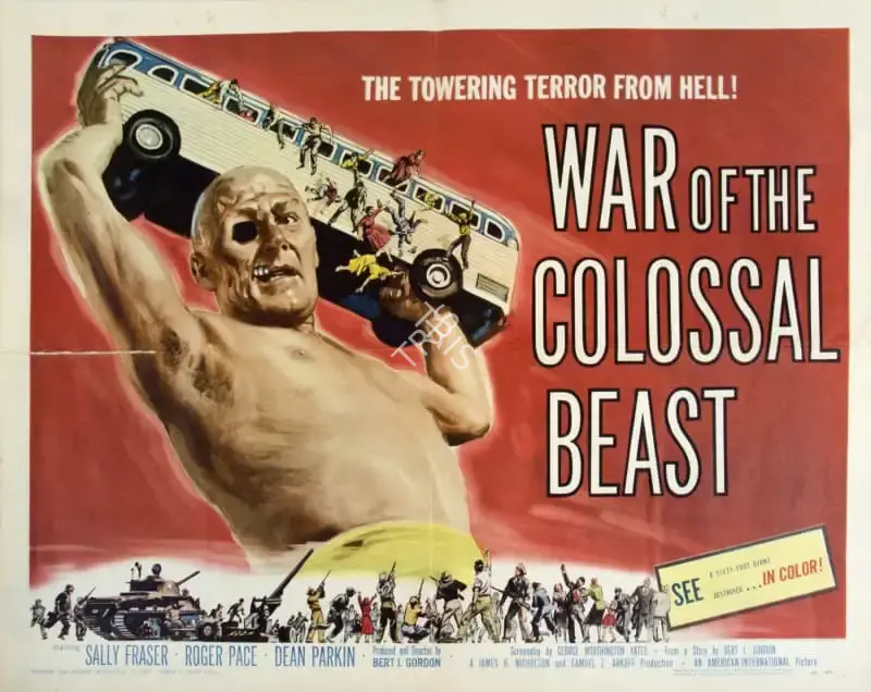 Gordon, Bert I. (Producer), War of the Colossal Beast, 1958 | Poster | CinemaEducation | 00789605
