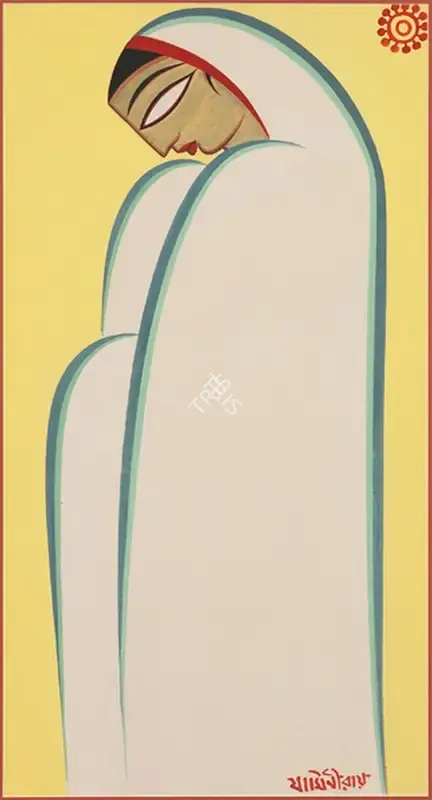 Roy, Jamini (Artist). Untitled. Gouache on paper board, n.d. | Painting | FineArts | 00331392