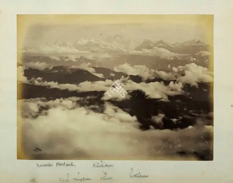 Attributed, Robert Phillips (Photographer). View over Himalaya. Albumen print pasted on mount, n.d. | Antiquarian Photograph | Photography | 00116361