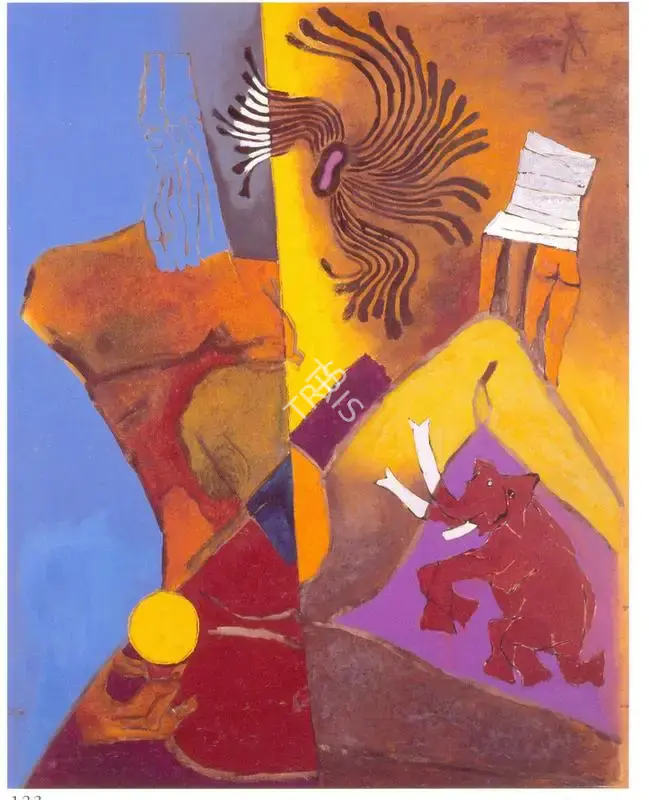 Husain, M.F. (Artist). Untitled, 1972 | Painting