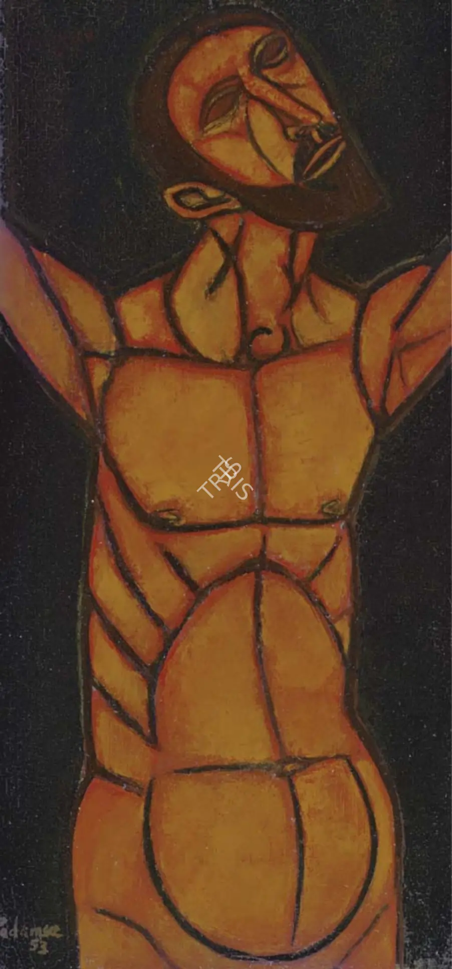 Padamsee, Akbar (Artist). Untitled. Oil on canvas, 1953 | Painting | FineArts | 00598859