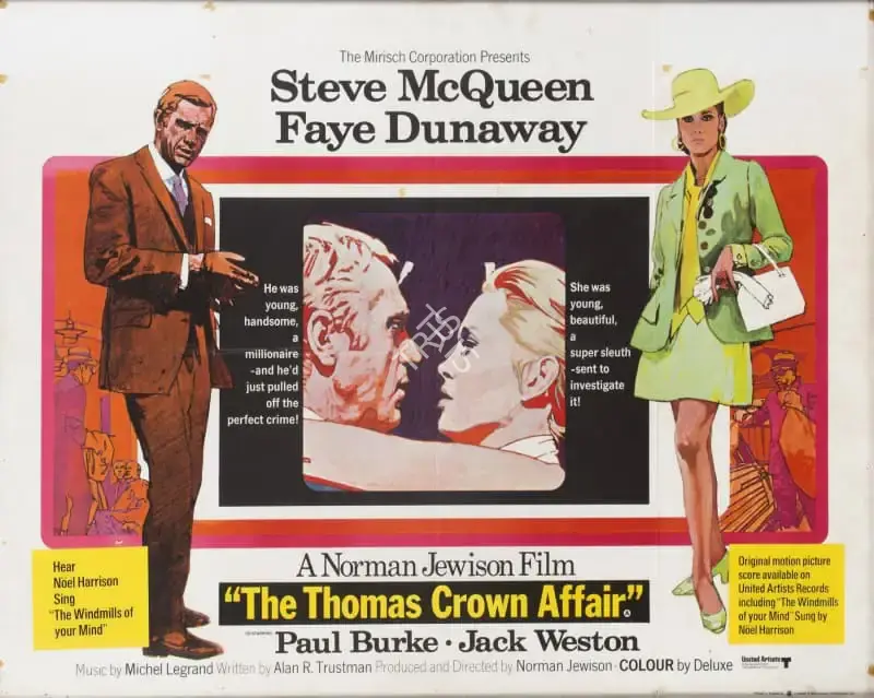 Jewison, Norman (Producer), The Thomas Crown Affair, 1968 | Poster | CinemaEducation | 00789497
