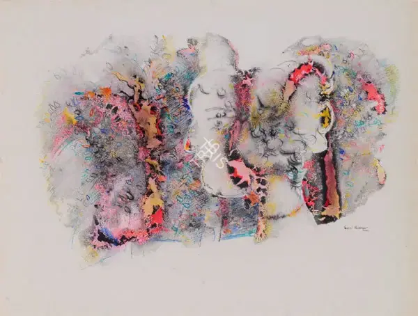 Burman, Sakti (Artist). Untitled. Watercolour on paper, 1970s | Painting | FineArts | 00644939