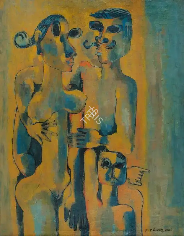 Reddy, P.T. (Artist). Family, 1966 | Painting