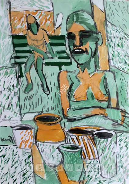 Subramanyan, K.G. (Artist). Untitled, n.d. | Painting