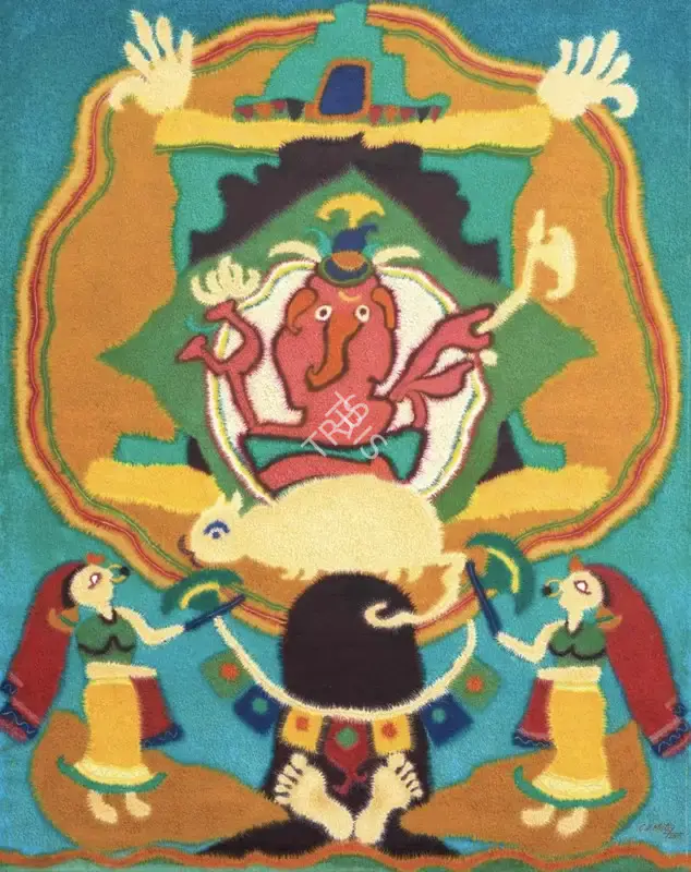 Mistry, C.D. (Artist). Untitled (Siddhi Vinayaka), 2000 | Painting