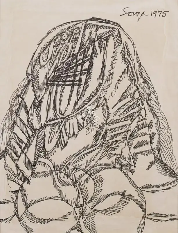 Souza, F.N. (Artist). Untitled, 1975 | Painting