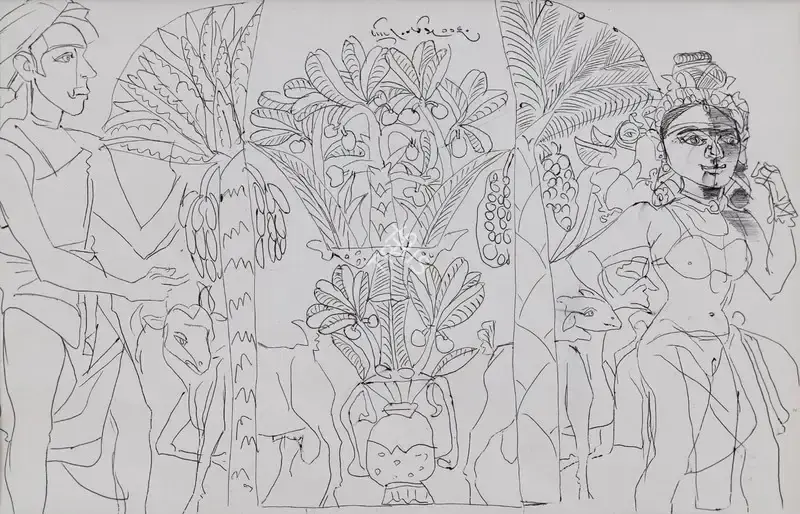 Goud, K. Laxma (Artist). Untitled, 2006 | Painting