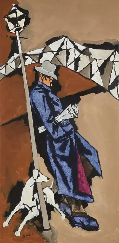 Husain, M.F. (Artist). OPCE 9, 2004 | Painting