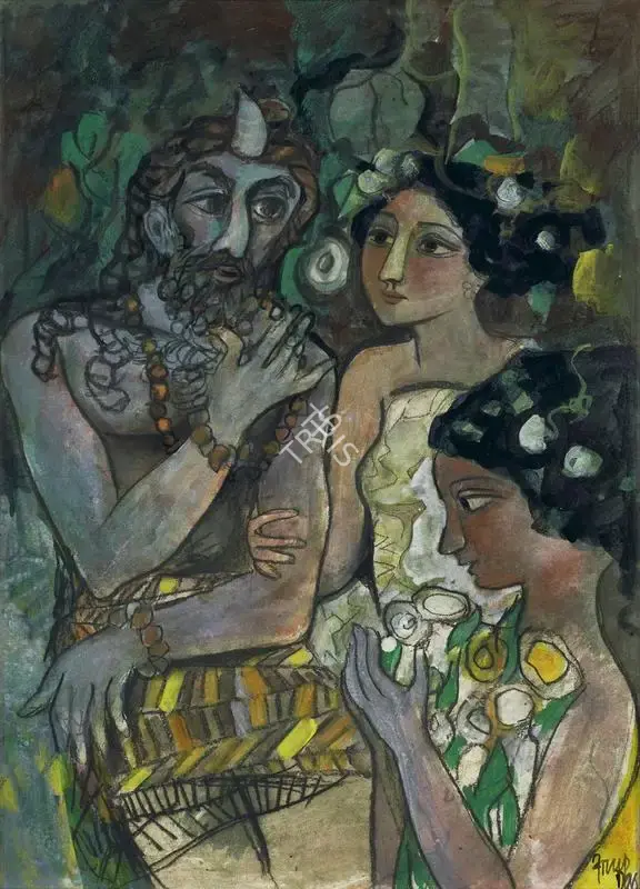 Das, Arup (Artist). Untitled, c.1990 | Painting