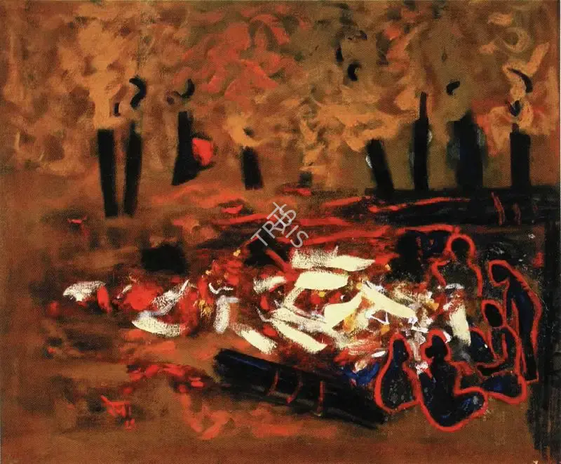 Rao, Rekha (Artist). Untitled. Oil on canvas, 1989 | Painting | FineArts | 00599506