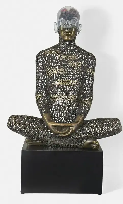 Singh, Prafull (Artist). Exit. Brass and fine resin, 2011 | Sculpture | FineArts | 00643221