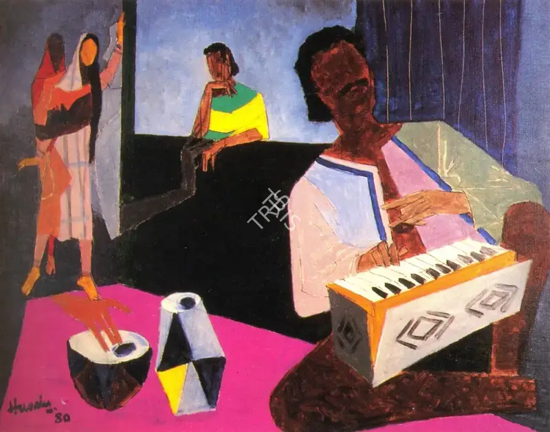 Husain, M.F. (Artist). Untitled, 1980 | Painting