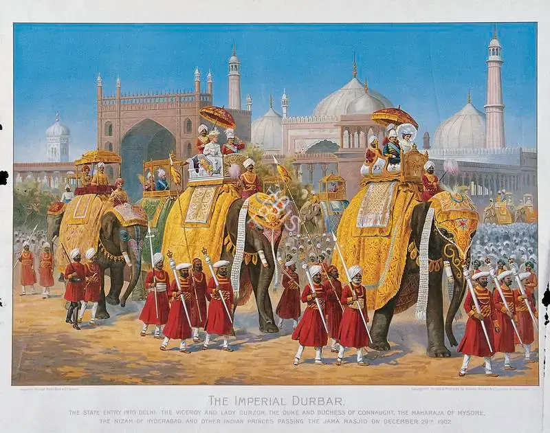 The Imperial Durbar. Lithographic print on paper | Political Propaganda | PopCulture | 00092324