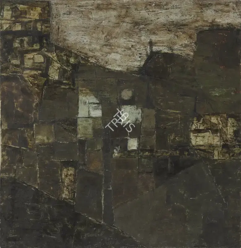 Ramkumar (Artist). Untitled (Varanasi), 1962 | Painting