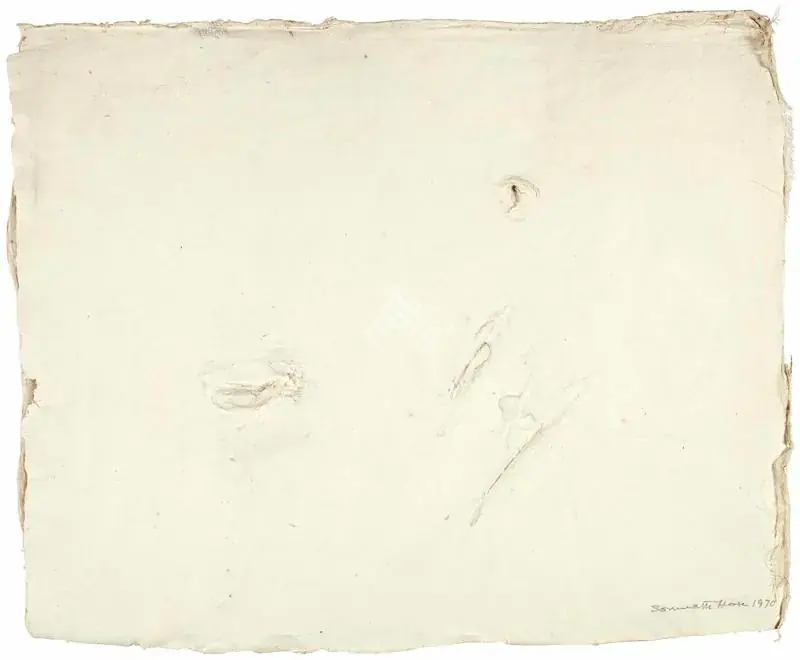 Hore, Somnath (Artist). Untitled (Wounds Series), 1970 | Drawing