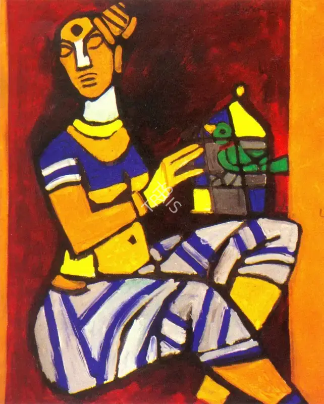 Husain, M.F. (Artist). When I Begin To Paint Hold The Sky In Your Hand As The Stretch Of My Canvas Is Unknown To Me, 1982 | Painting