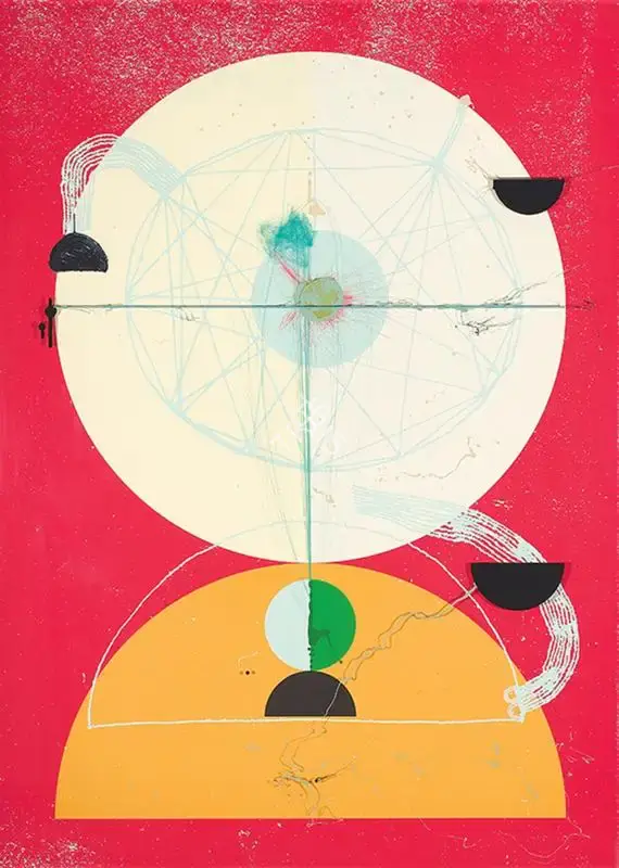 Pande, Aditya (Artist). Half Life Form VIII, 2012 | Painting
