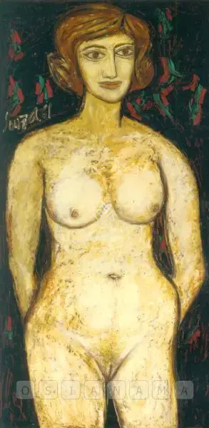 Souza, F.N. (Artist). Nude, 1961 | Painting