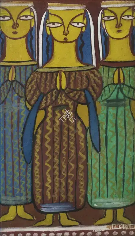 Roy, Jamini (Artist). Untitled, circa 1940 | Painting