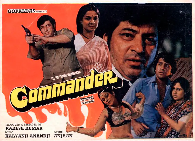 Kumar, Rakesh (Producer), Commander, 1981 | Song-Synopsis Booklet | CinemaEducation | 00863812