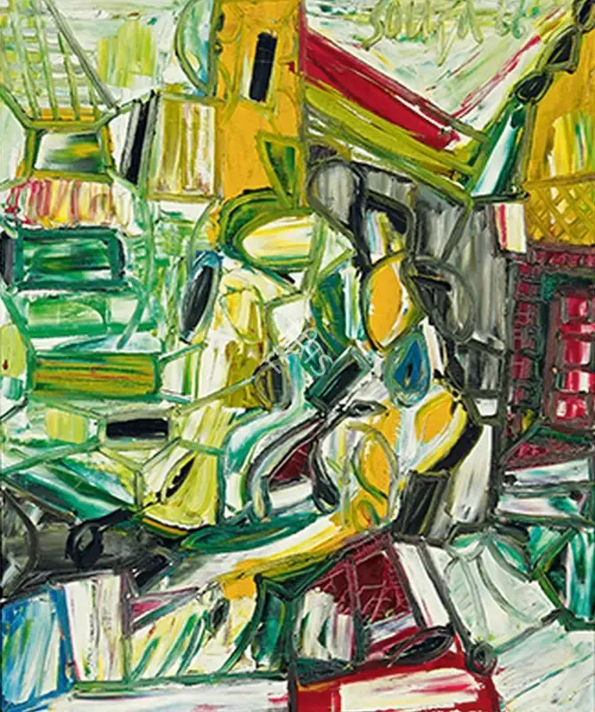 Souza, F.N. (Artist). Untitled, 1966 | Painting