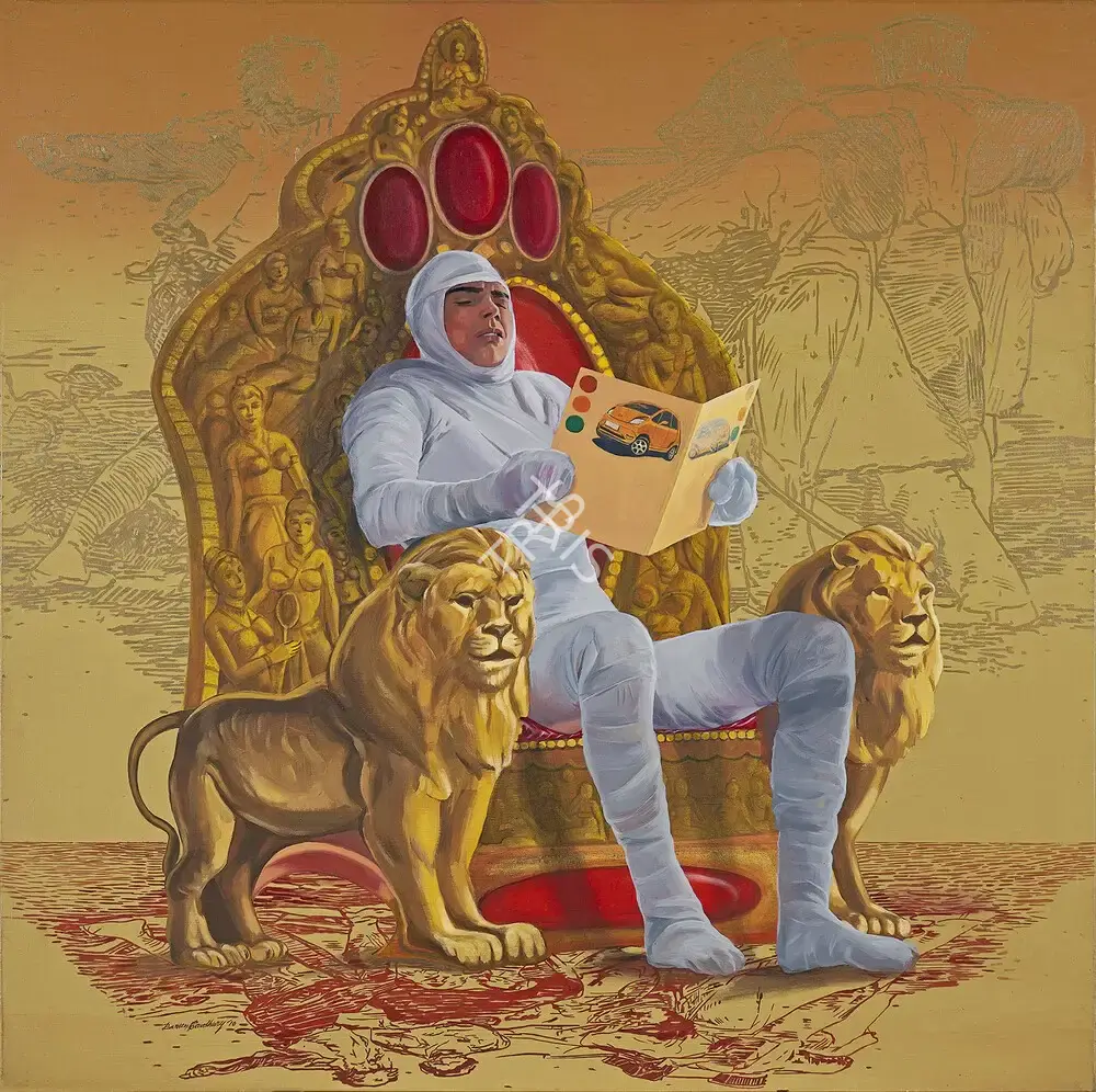Chowdhury, Barun (Artist). Untitled. Acrylic on canvas, 2011 | Painting | FineArts | 00352350