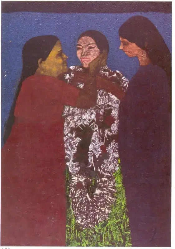 Patel, Gieve (Artist). Congratulations, n.d. | Painting