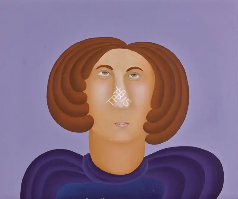 Bawa, Manjit (Artist). Untitled (Woman). Oil on canvas, c.1982 | Painting | FineArts | 00339001