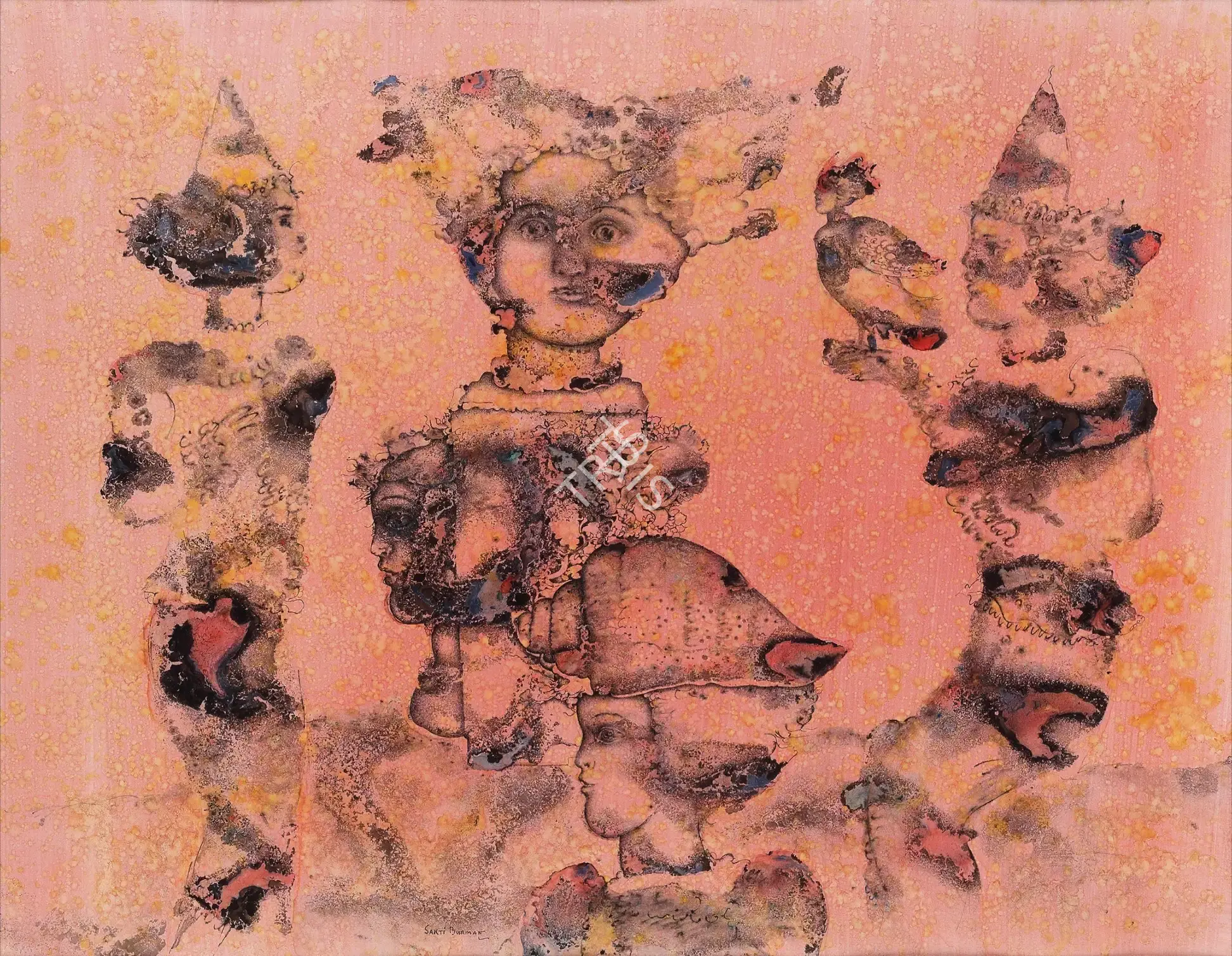 Burman, Sakti (Artist). Untitled, n.d. | Painting