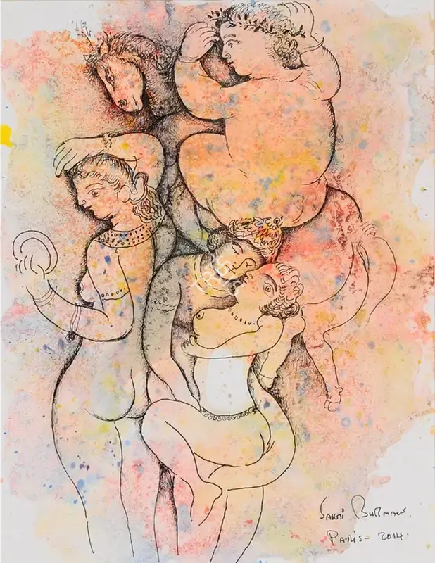Burman, Sakti (Artist). Untitled, 2014 | Painting