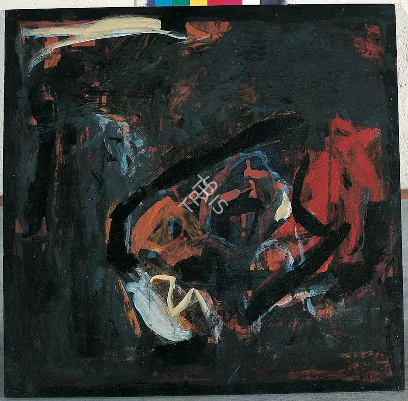 Raza, S.H. (Artist). Mountain. Acrylic on board, 1973 | Painting  | 00877477