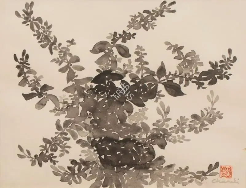Ramachandran, Chameli (Artist). Untitled. Chinese ink and watercolour on paper, n.d. | Painting | FineArts | 00547999