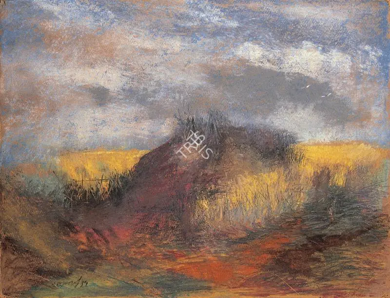 Ghose, Gopal (Artist). Landscape, 1954 | Painting