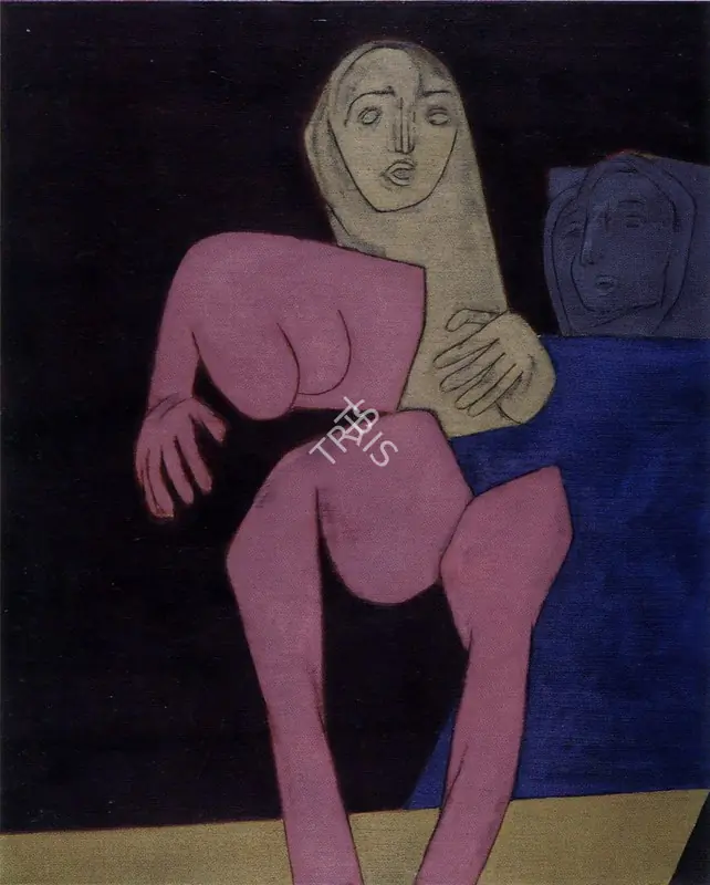 Mehta, Tyeb (Artist). Untitled. Oil on canvas, 1976 | Painting | FineArts | 00371734