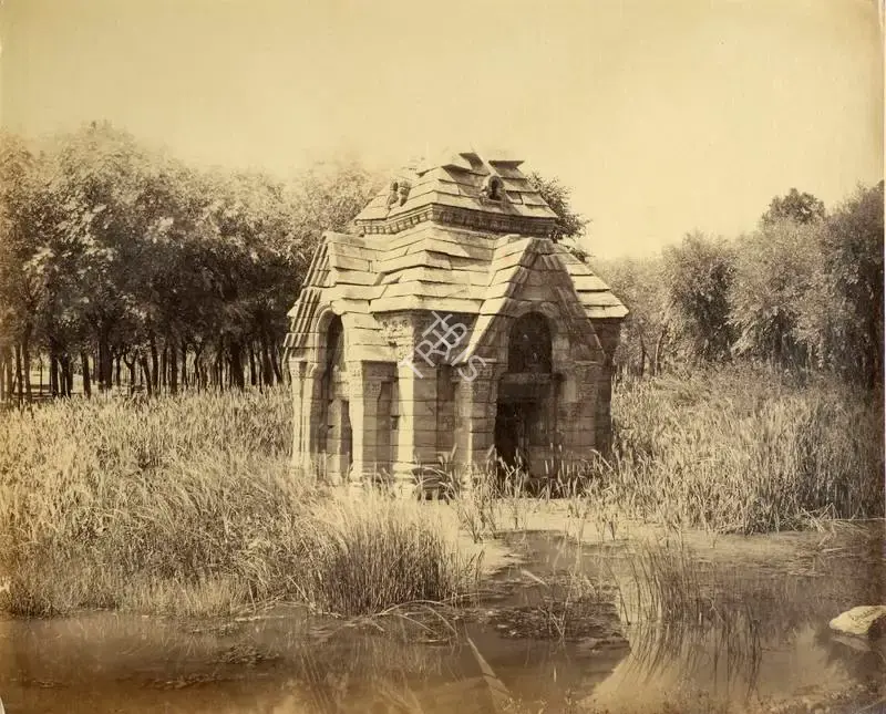 Studio Samuel Bourne & James Craddock (Photographic Studio). Temple of Pandretton Cashmir. Albumen print, n.d. | Antiquarian Photograph | Photography | 00115812