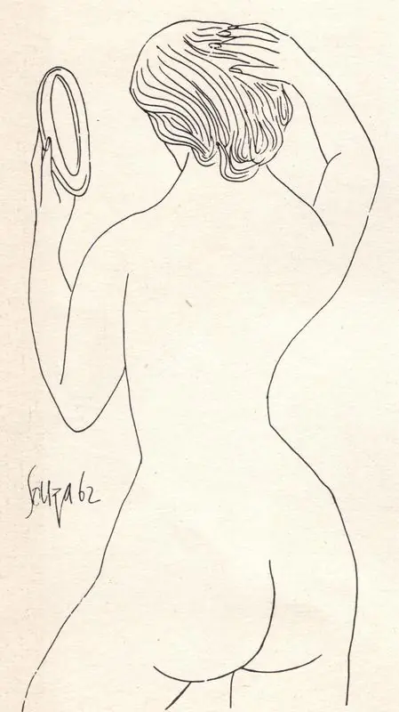 Souza, F.N. (Artist). Nude. 1962 | Art Heritage 6, 1986-1987 | Drawing | FineArts | 00530225