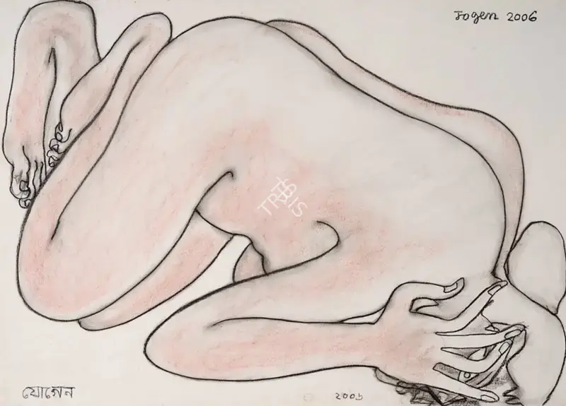 Chowdhury, Jogen (Artist). Woman in Agony, 2006 | Painting
