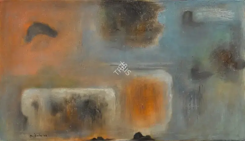 Kibria, Mohammad (Artist). Untitled. Oil on canvas, 2003 | Painting | EconomicsArt | 00871589