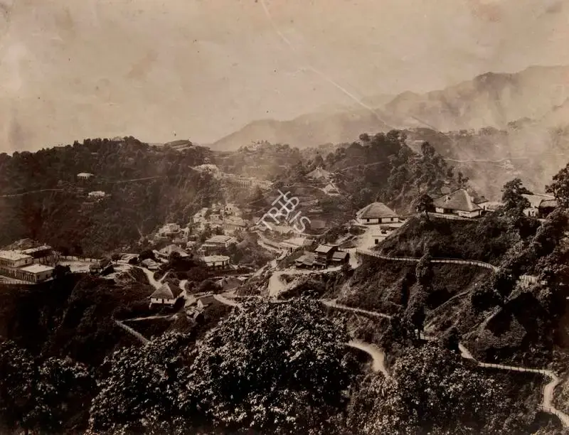 Sache, John Edward (Photographer). Views around Shimla - Eight views around Simla or another hill station. Albumen print, c.1875 | Antiquarian Photograph | Photography | 00116204