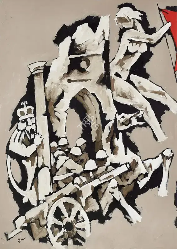 Husain, M.F. (Artist). OPCE 10, 2004 | Painting