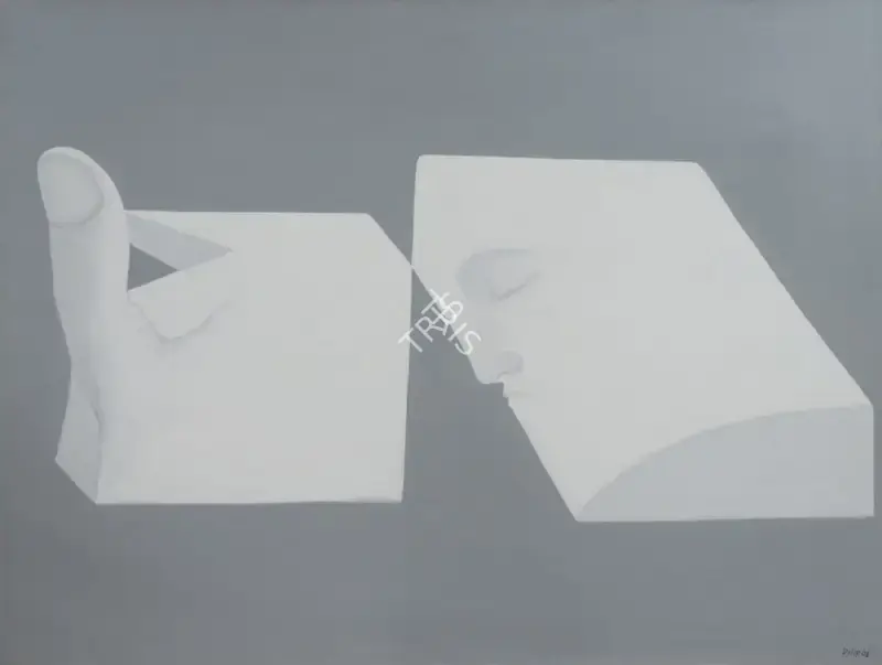 Ranade, Dilip (Artist). Thinker. Acrylic on canvas, 2008 | Painting | FineArts | 00603237