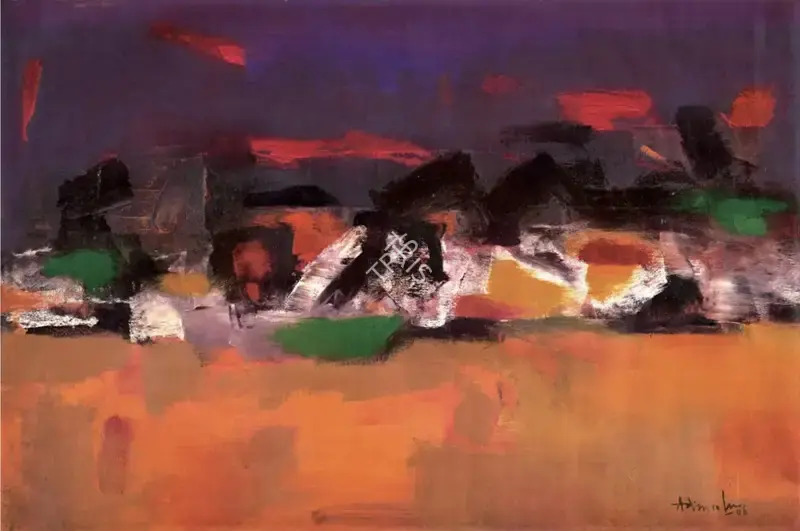 Adimoolam, K.M. (Artist). Untitled. Oil on canvas, 2005 | Painting | FineArts | 00603587