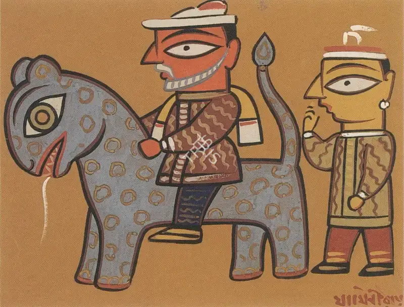 Roy, Jamini (Artist). The Sahib, n.d. | Painting