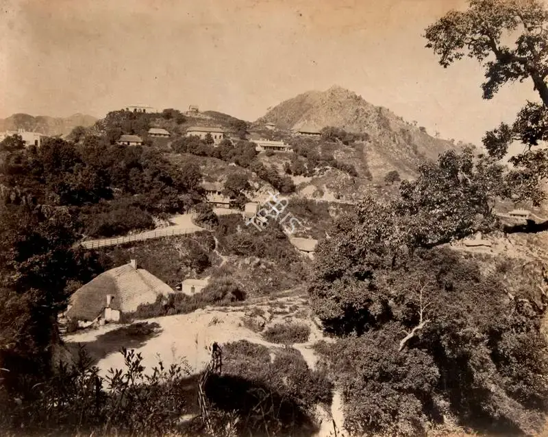 Sache, John Edward (Photographer). Views around Shimla - Eight views around Simla or another hill station. Albumen print, c.1875 | Antiquarian Photograph | Photography | 00116208