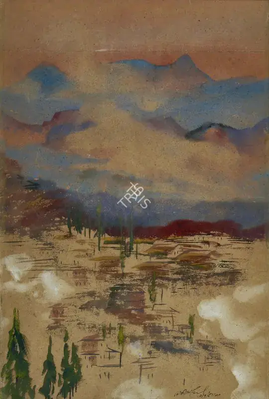 Ghose, Gopal (Artist). Untitled, 1950 | Painting